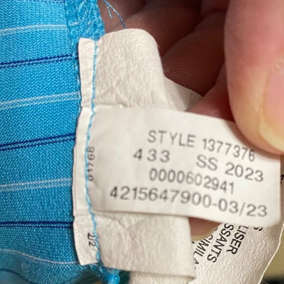 Under Armour Mens Polo Shirt 4XL Blue Pinstripe Preppy Sporty Golf School Casual - Picture 6 of 6